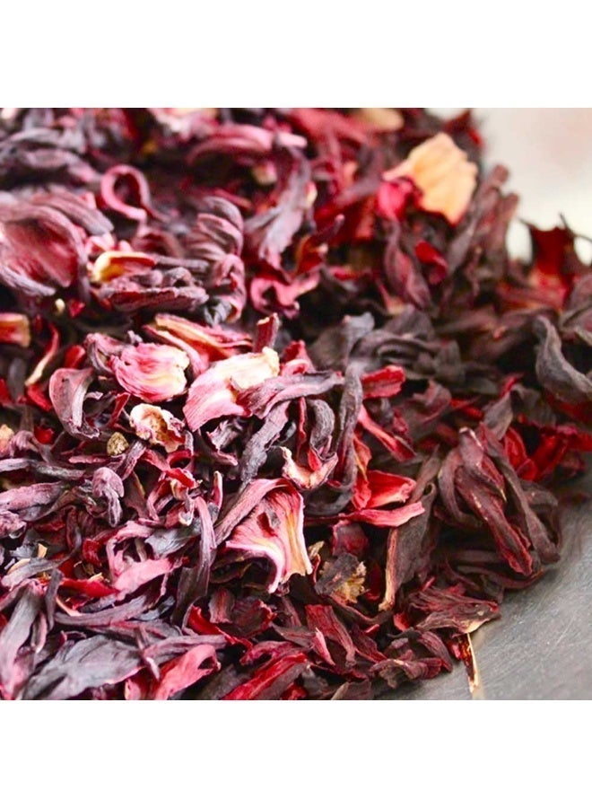 BRALCON Organic Raw Hibiscus -100g |Dry Hibiscus Flower |Rosa-Sinensis for Hair Care & FacePack |Gudhal Ka Phool for Hair growth, Skin Care|Pure raw form - Image 3